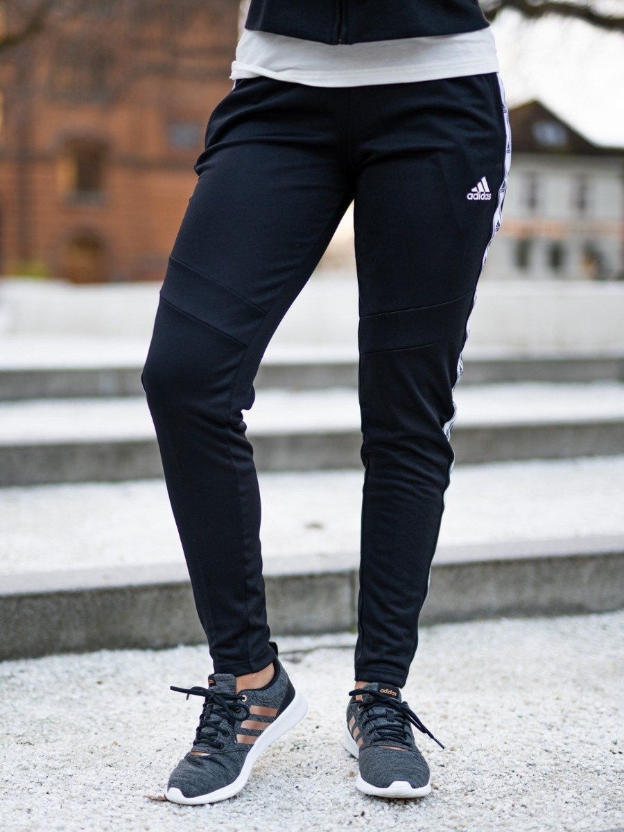 adidas Tiro 19 Pant Tapered Logo Black/White