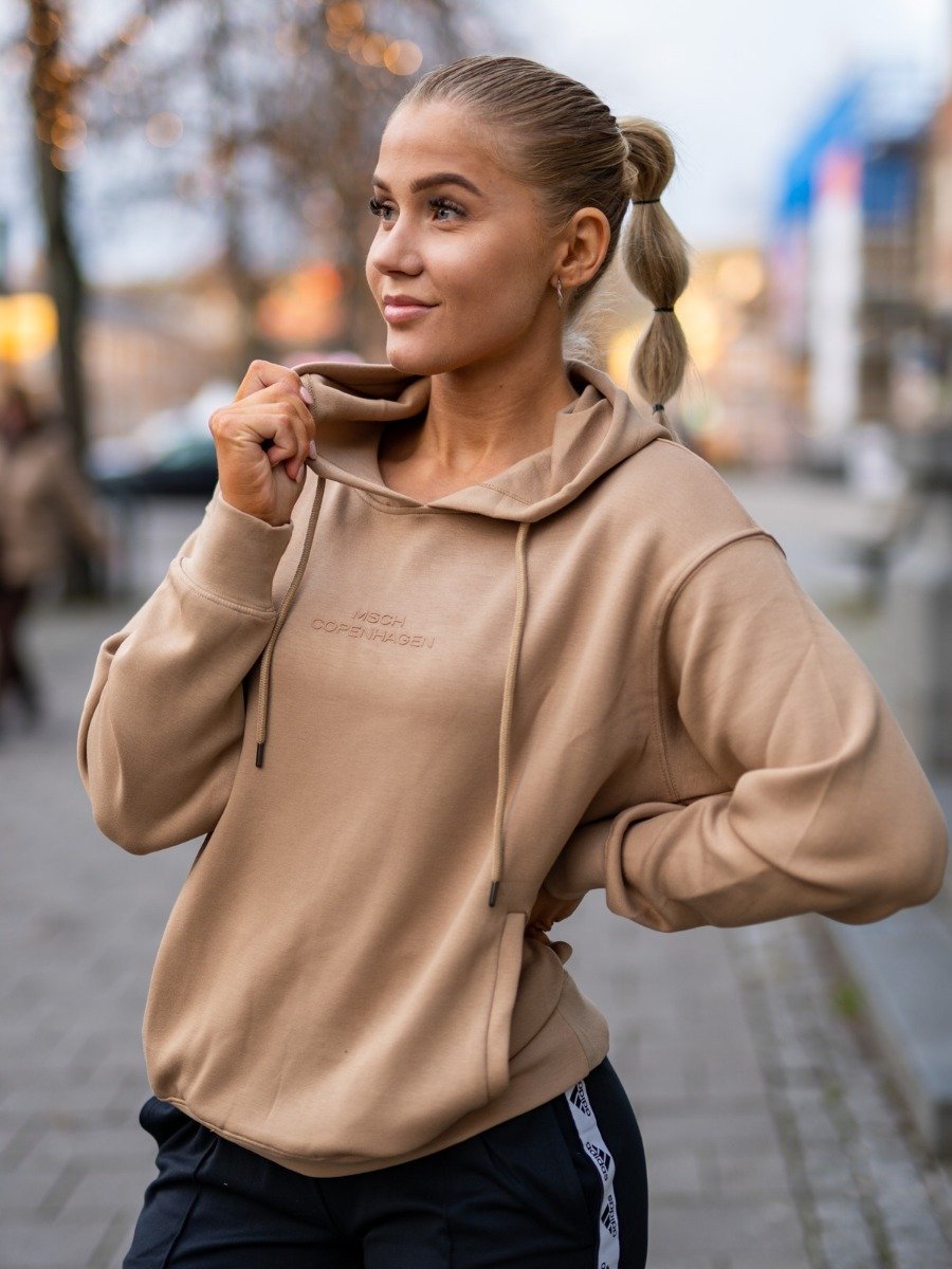 MSCH Copenhagen Ima Logo Hood Sweatshirt C Stalk