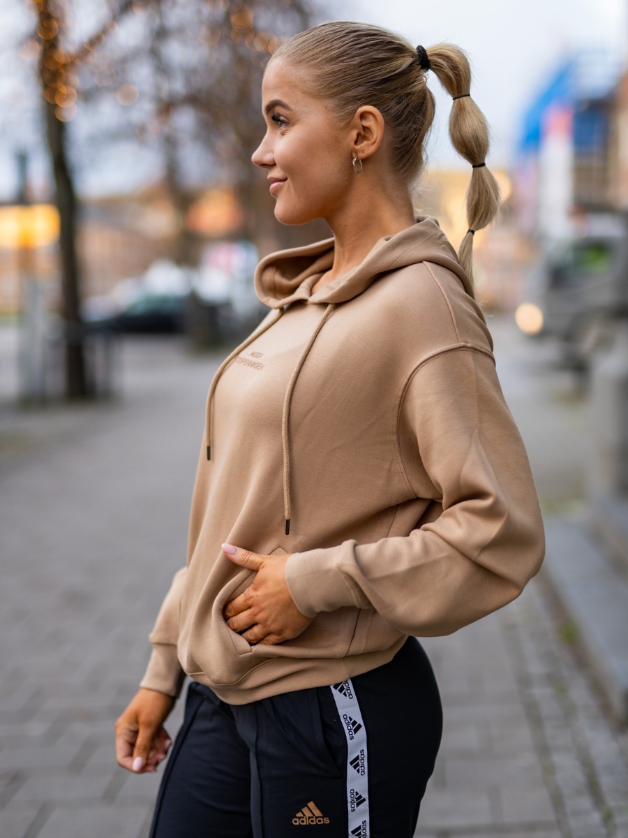 MSCH Copenhagen Ima Logo Hood Sweatshirt C Stalk