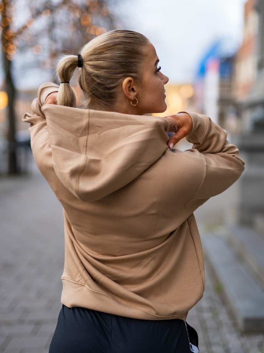 MSCH Copenhagen Ima Logo Hood Sweatshirt C Stalk