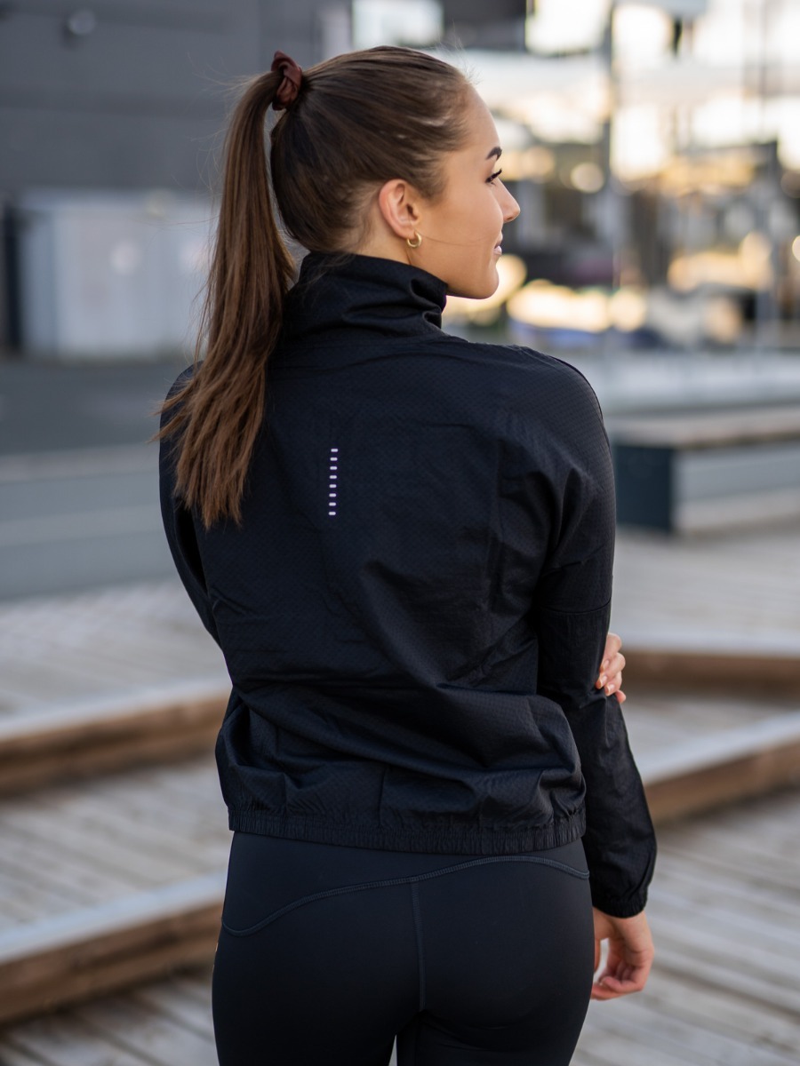 Nike Swoosh Run Half Zip Black
