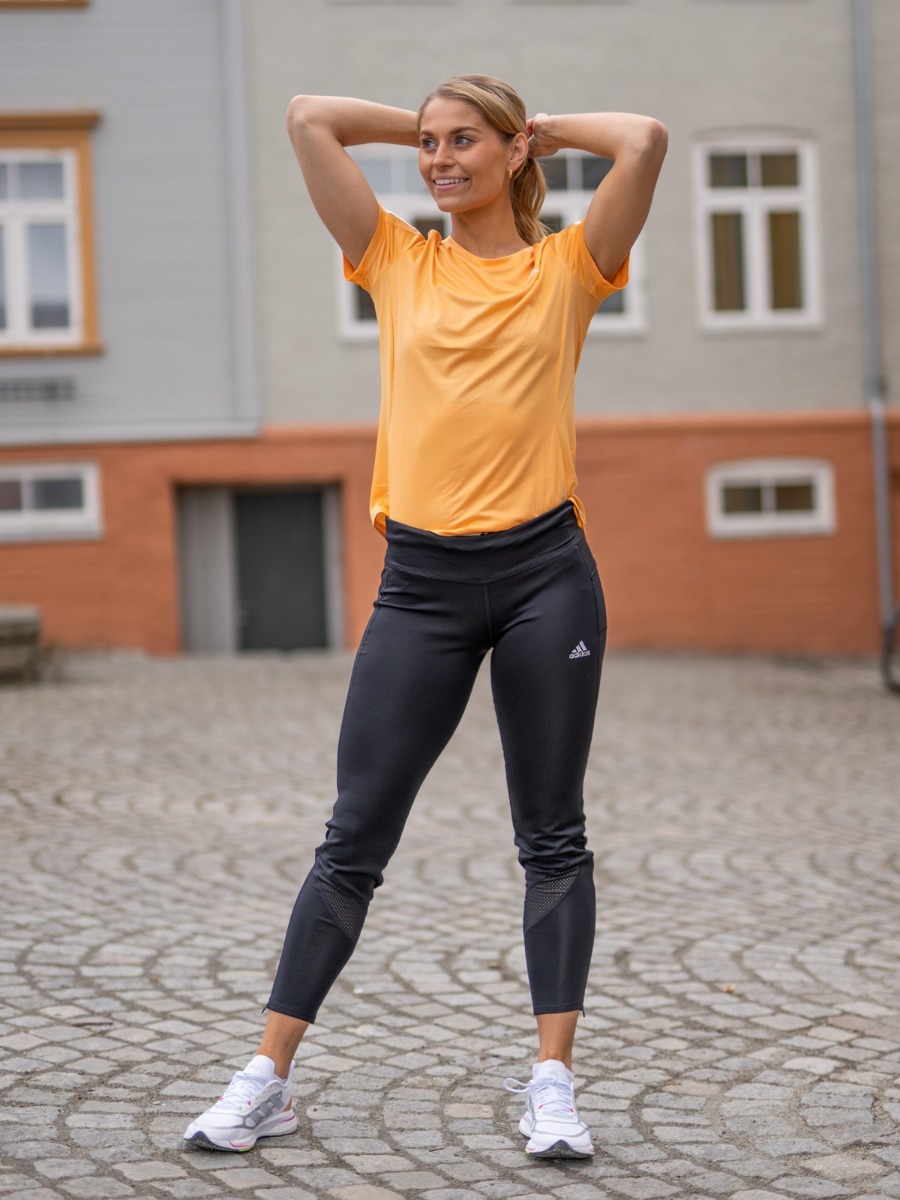 adidas Own The Run Tee Hazy Orange