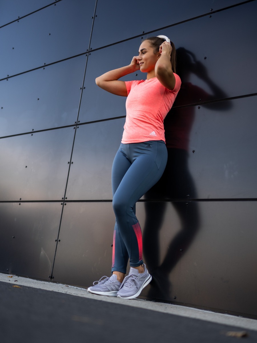 adidas Perfect Tee Signal Pink Melange