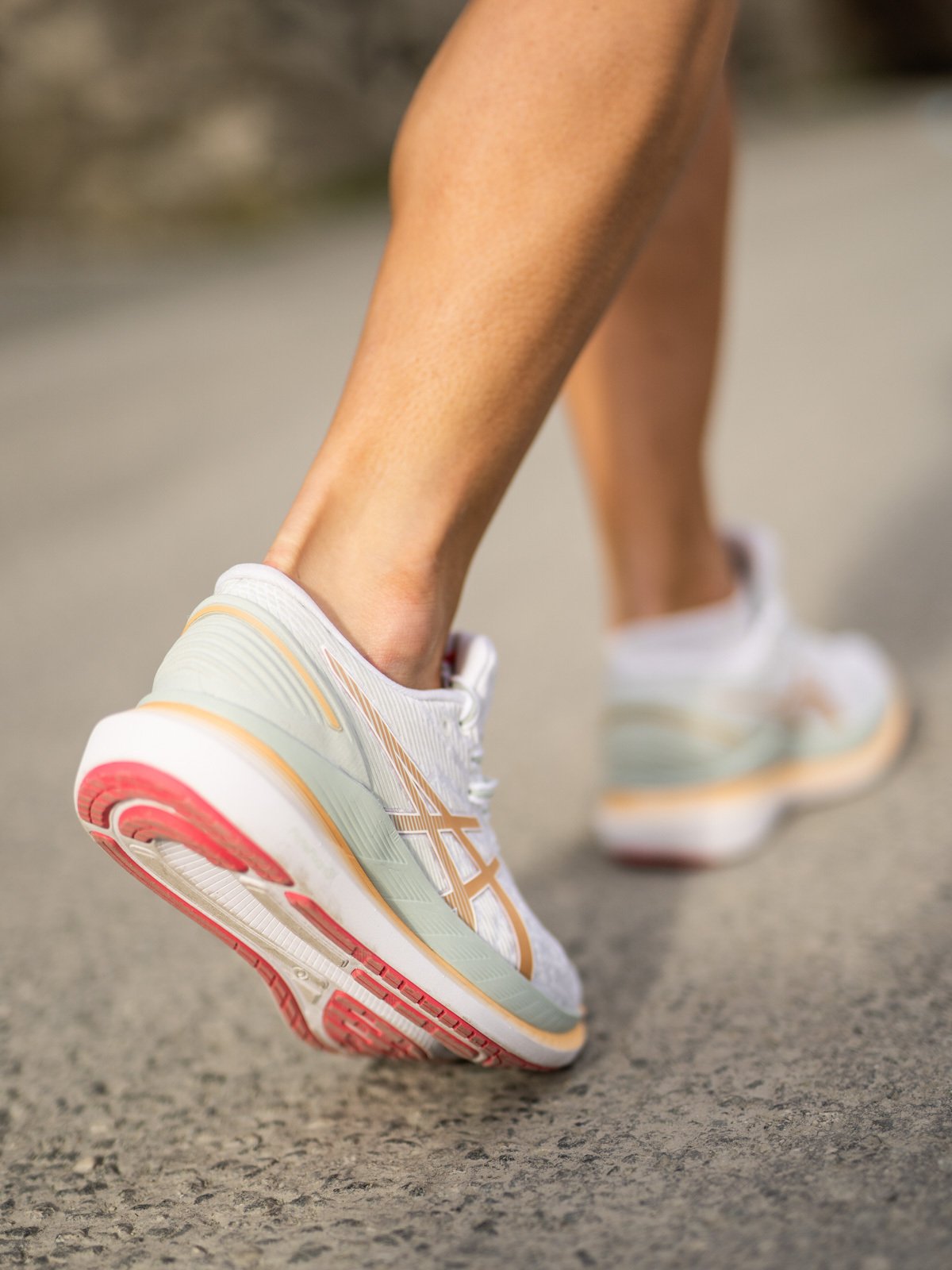 ASICS Glideride 2 White/Champagne