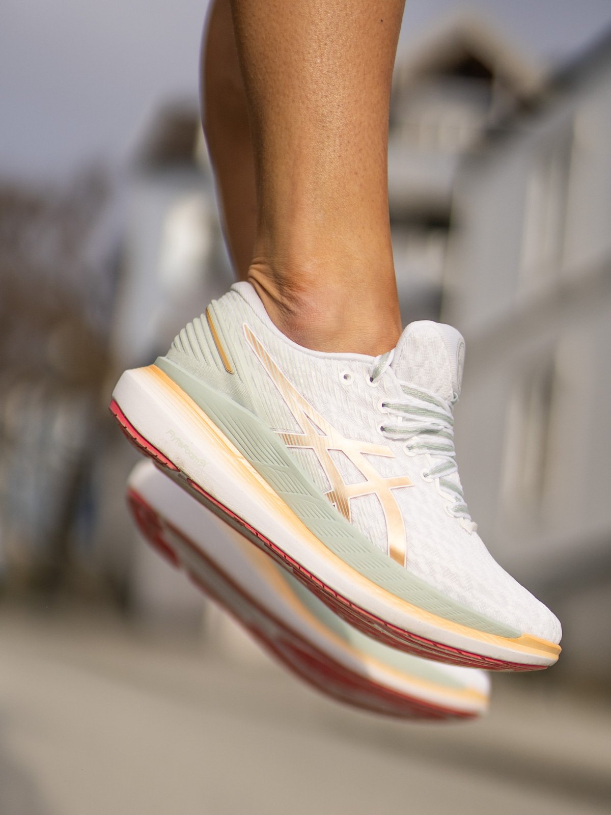 ASICS Glideride 2 White/Champagne