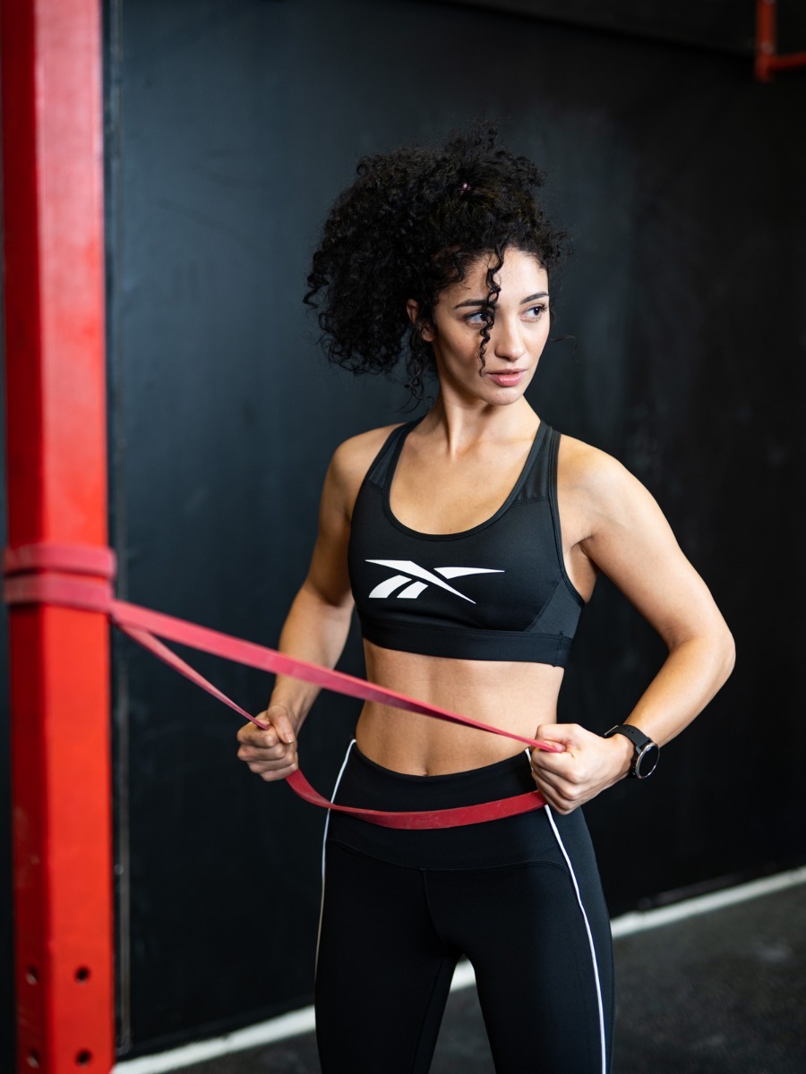 Reebok Hero Racer Pad Bra Black