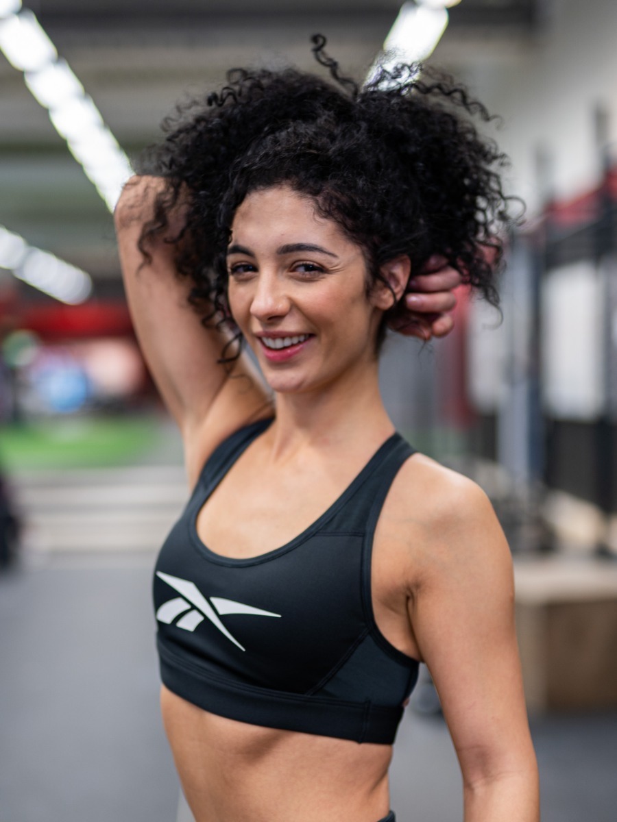 Reebok Hero Racer Pad Bra Black