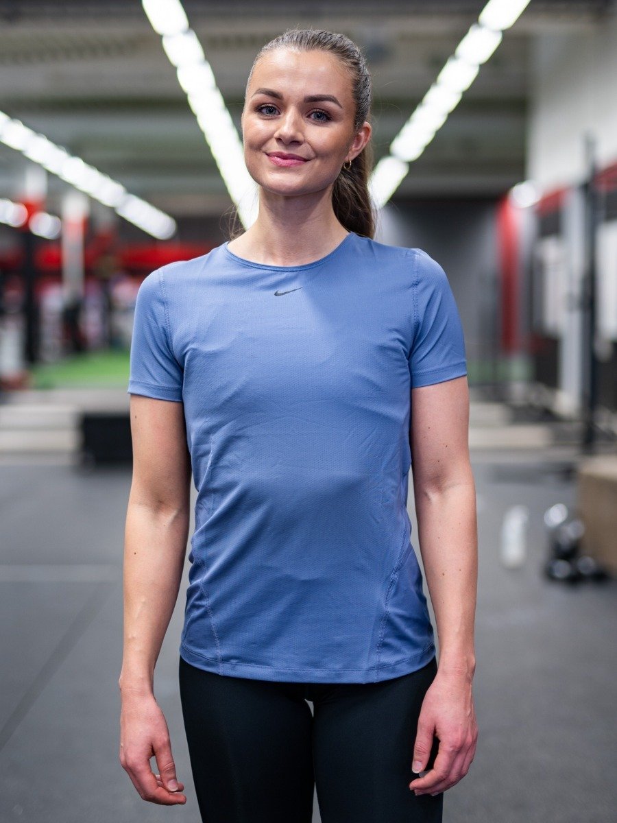 Nike Pro 365 Top Short Sleeve Essential World Indigo/ Black