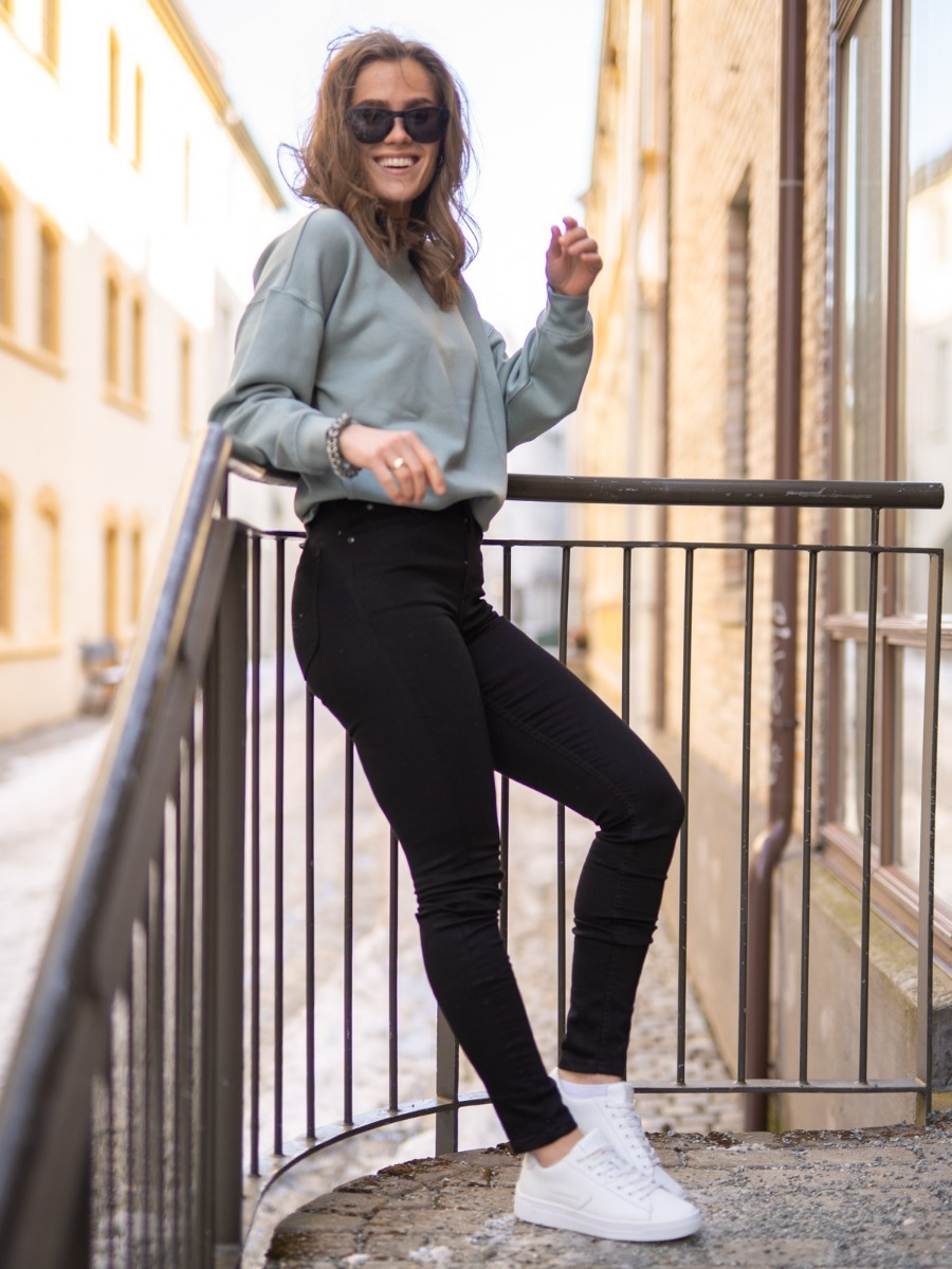 MSCH Copenhagen Ima DS Sweatshirt Chinois Green