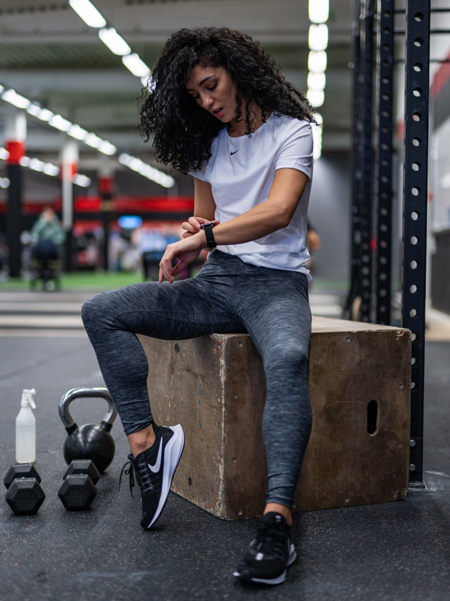 Nike One Luxe Mid Rise Heathered Tights Black/ Grey