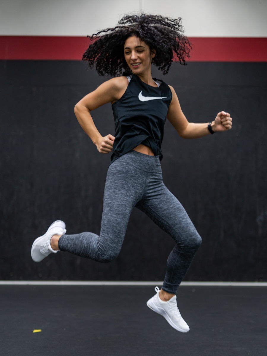 Nike Swoosh Run Tank Black/ Reflective Silver