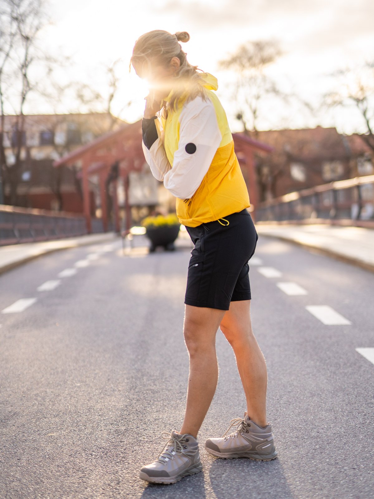 Twentyfour Flåm Light Anorakk Knallgul