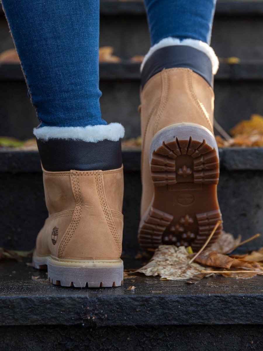 Timberland 6 inch Premium Shearling Lined Wp Boot Yellow