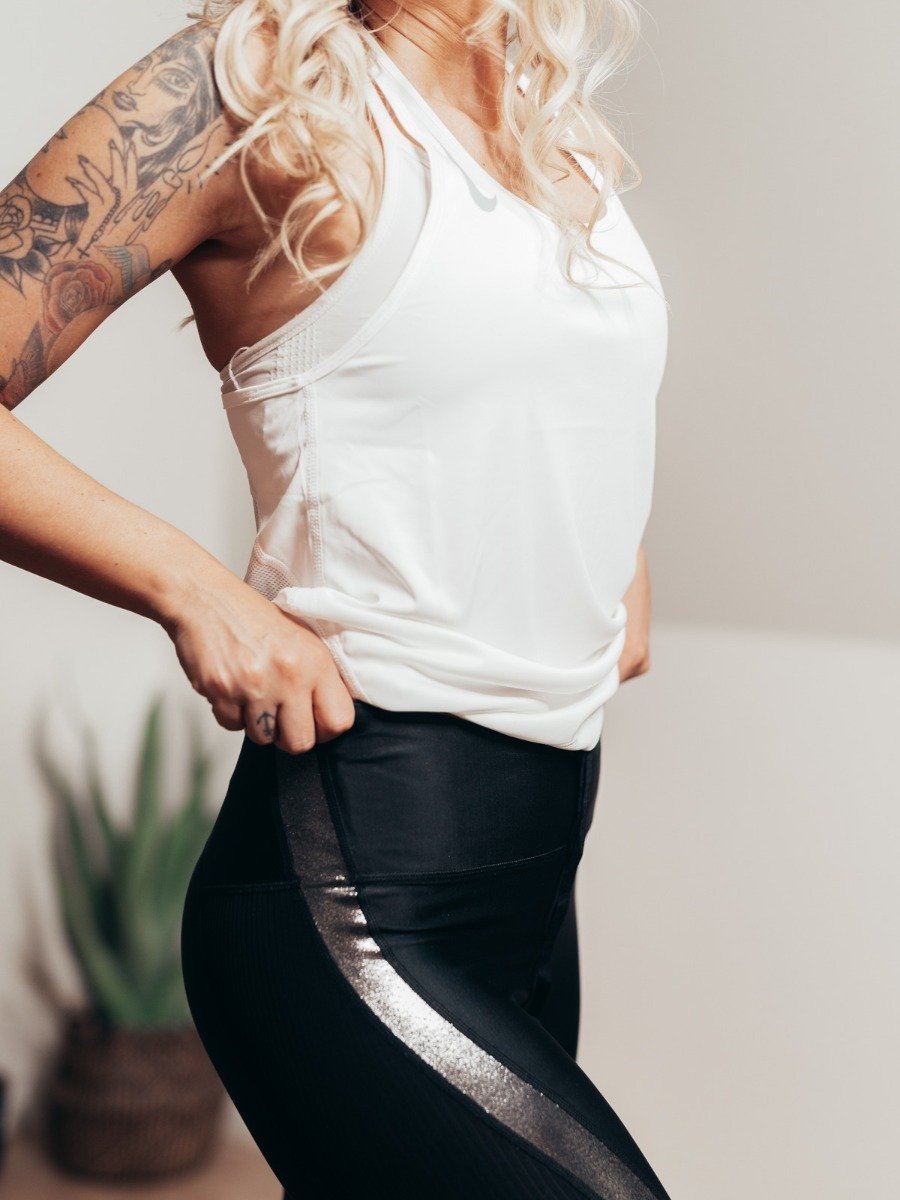 Nike Miler Tank Racer White