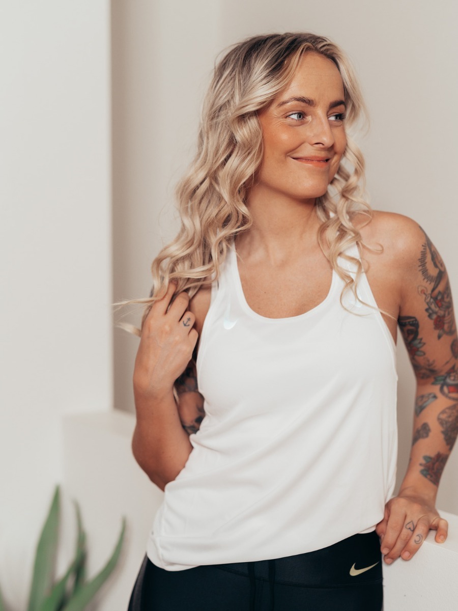 Nike Miler Tank Racer White