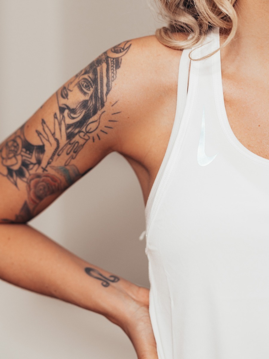 Nike Miler Tank Racer White