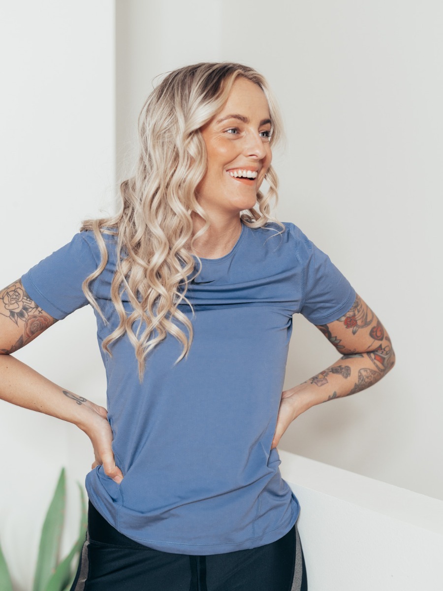 Nike Pro 365 Top Short Sleeve Essential World Indigo/ Black