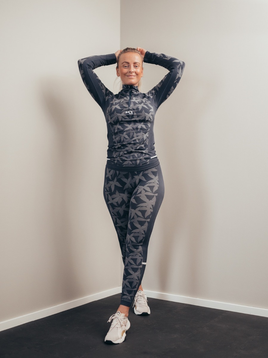 Kari Traa Butterfly Half Zip Marin