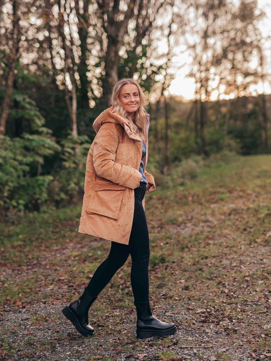 Johaug Rille Parka Beige