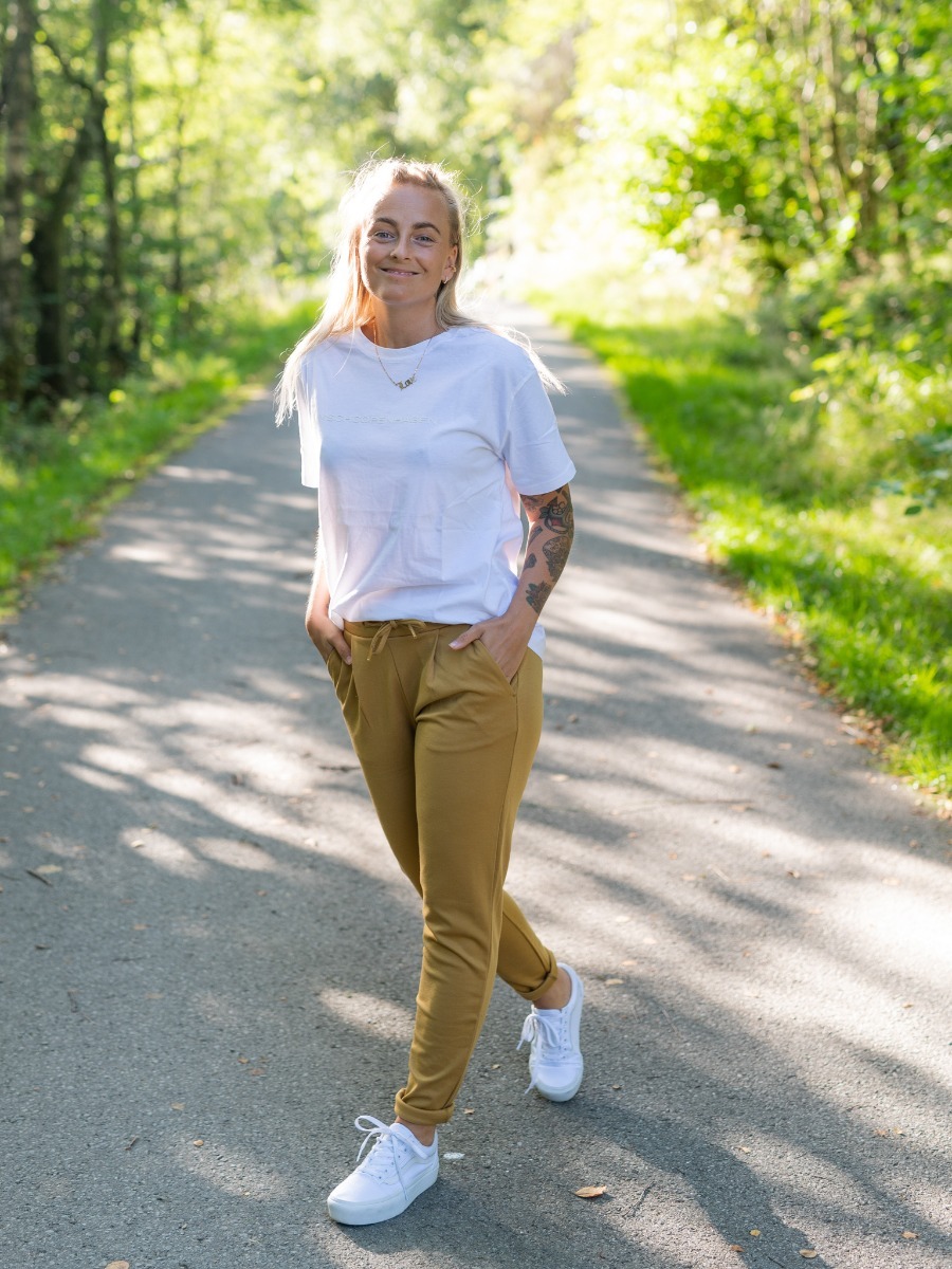 Ichi Kate Pant Long Bronze Mist