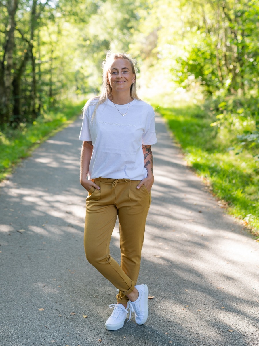 Ichi Kate Pant Long Bronze Mist