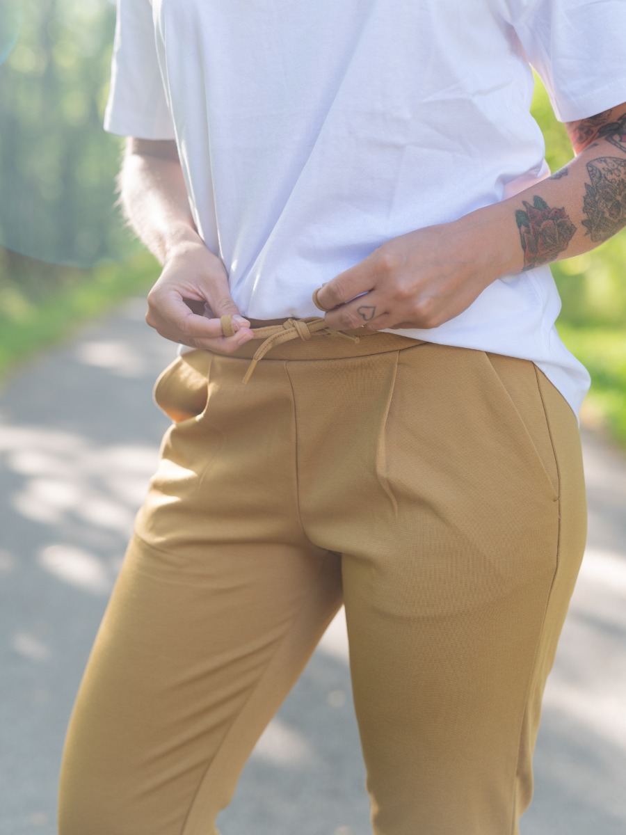Ichi Kate Pant Long Bronze Mist