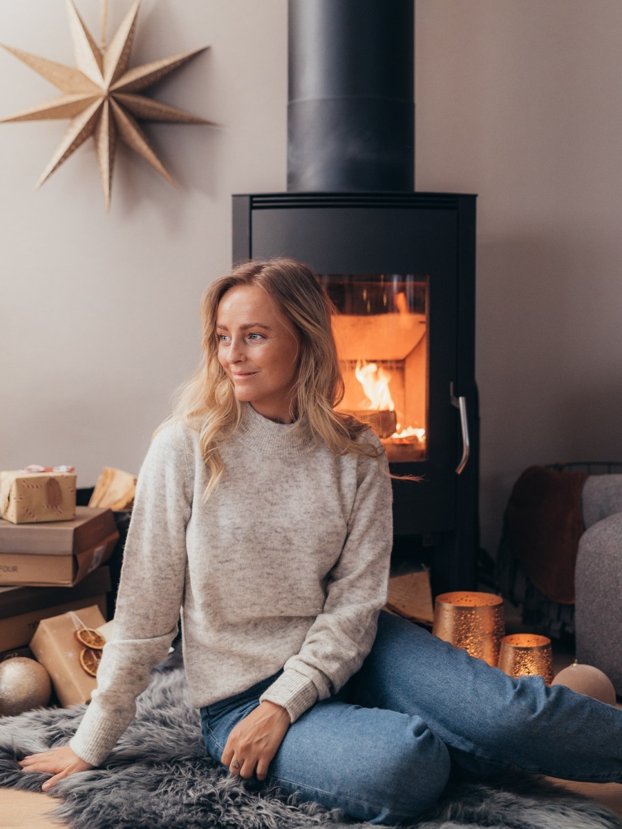 Urban Pioneers Nichelle Wool Sweater Light Grey Melange