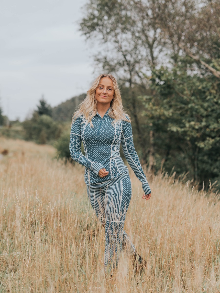 Kari Traa Smekker Half Zip Ocean