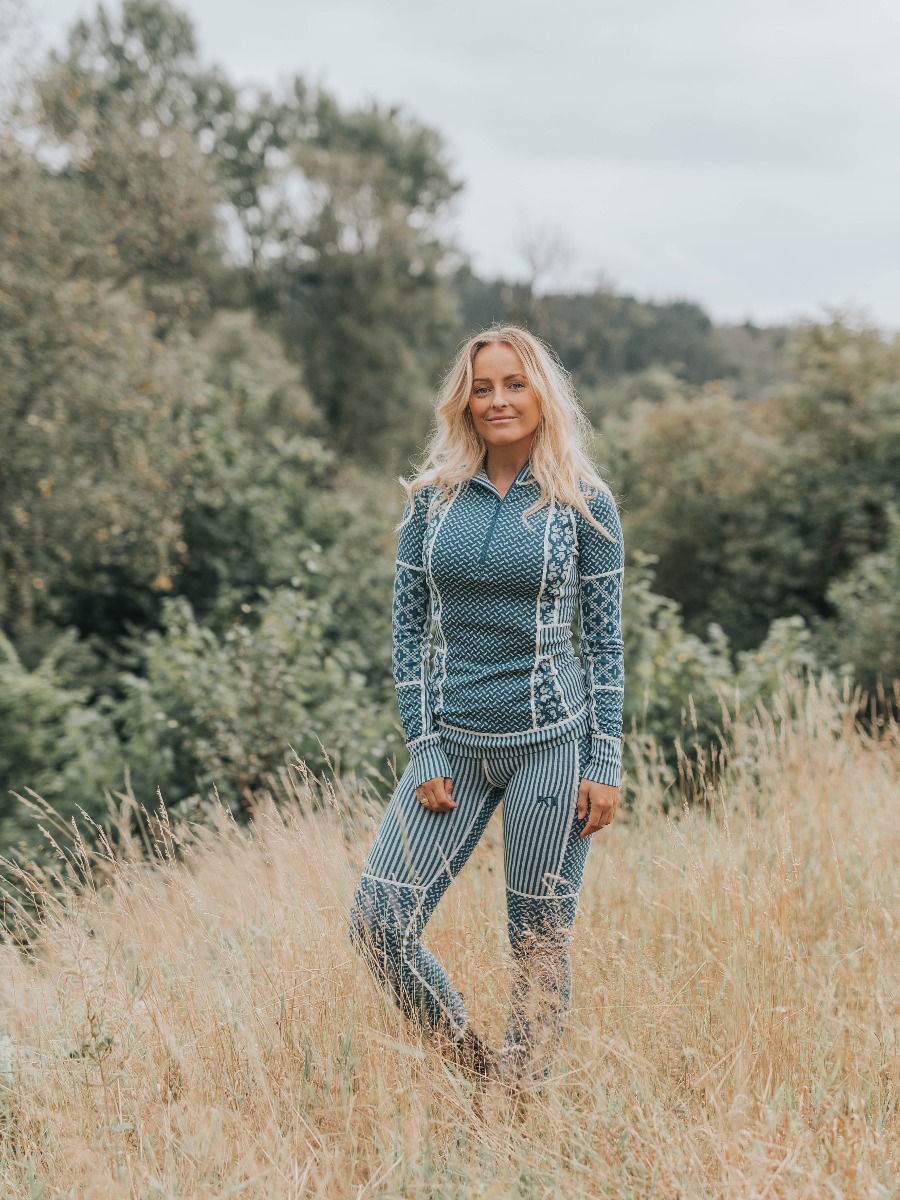 Kari Traa Smekker Half Zip Ocean