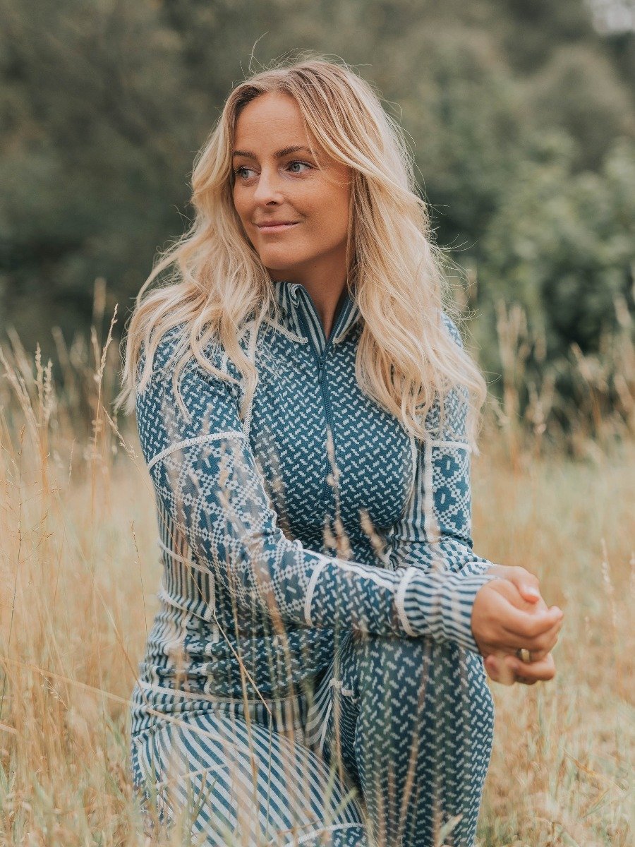 Kari Traa Smekker Half Zip Ocean