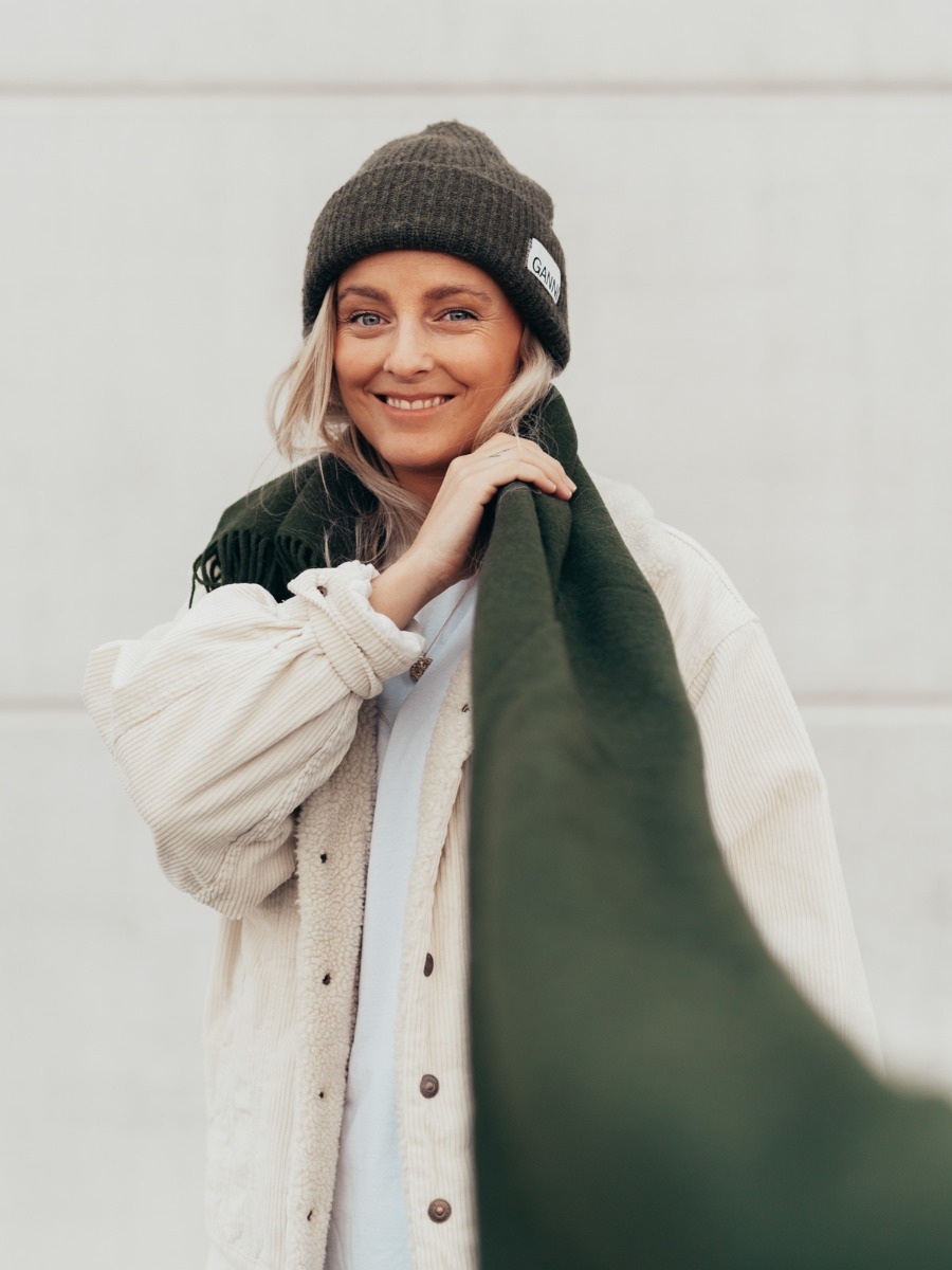 Urban Pioneers Bea Wool Scarf Olive