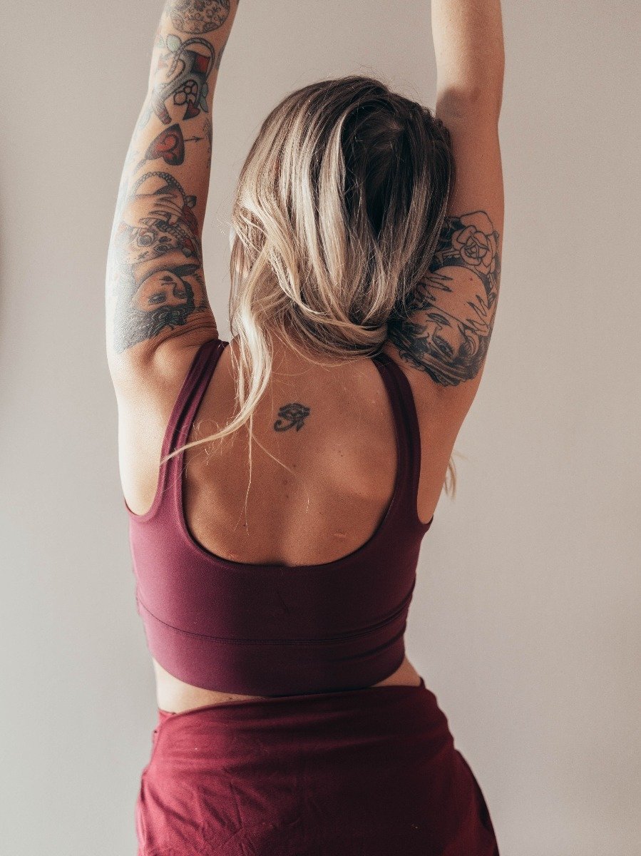 Nike Yoga Luxe Crop Tank Night Maroon/ Dark Beetroot