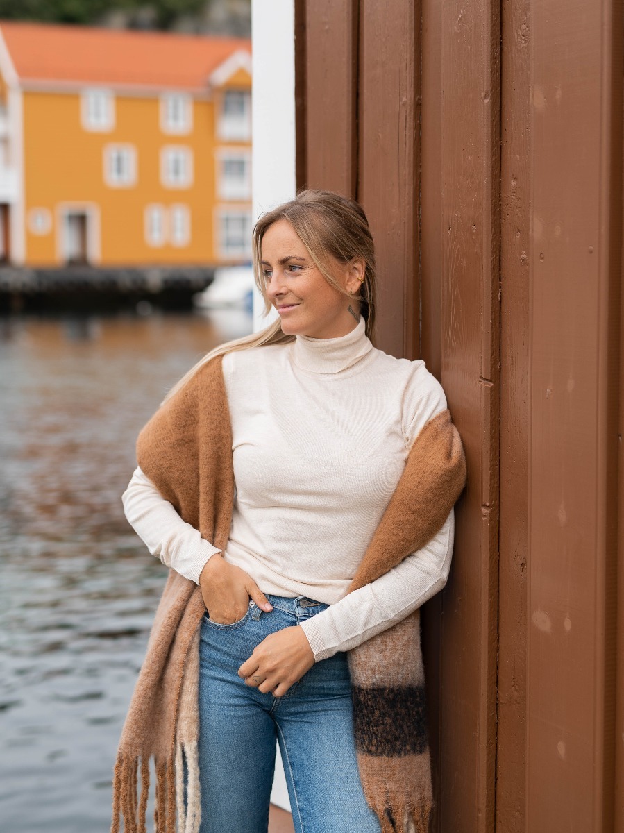 Ichi Mafa Rollneck Oatmeal Melange