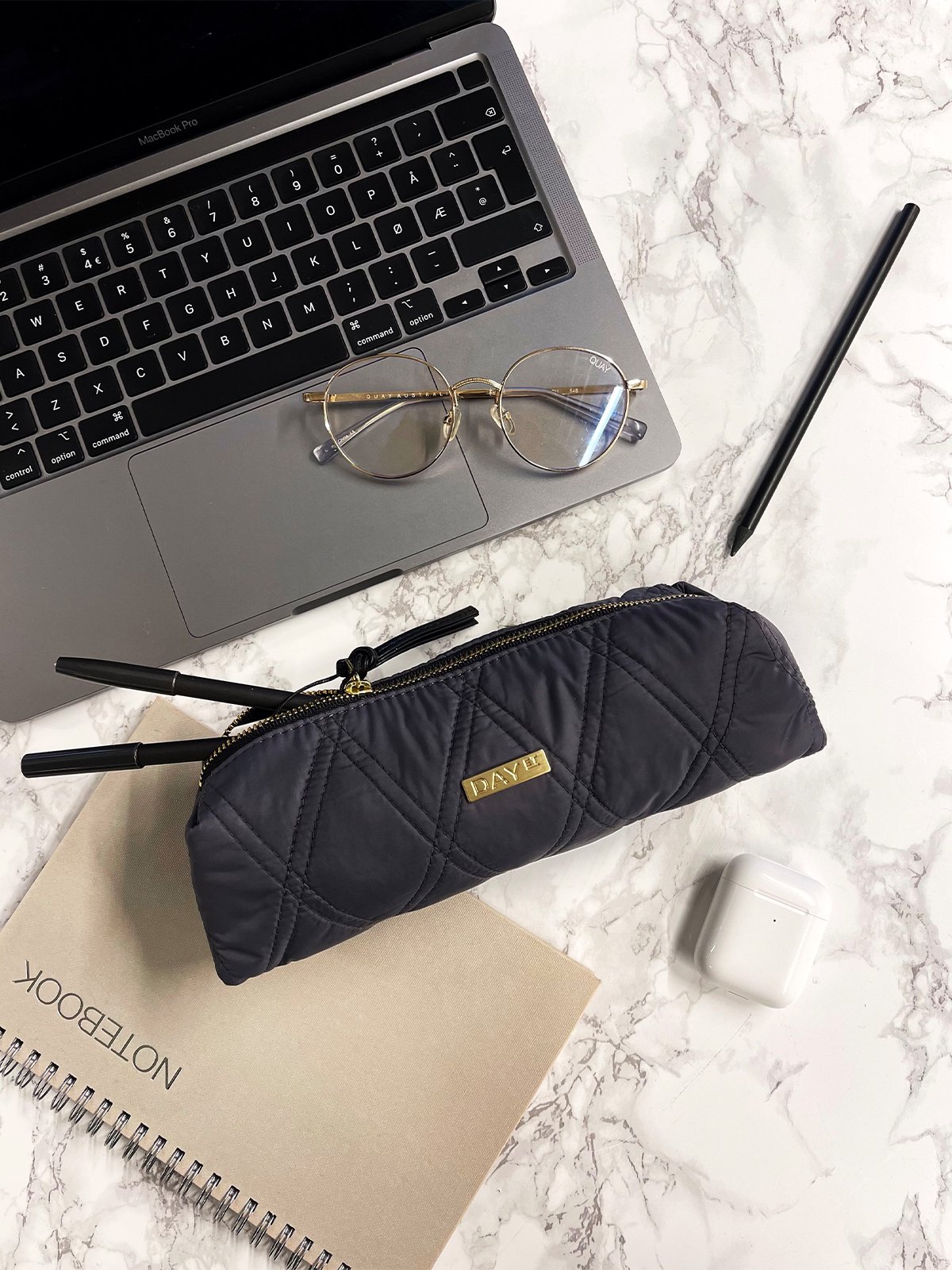 DAY ET Gweneth Q Diamond Pencil Mørkegrå