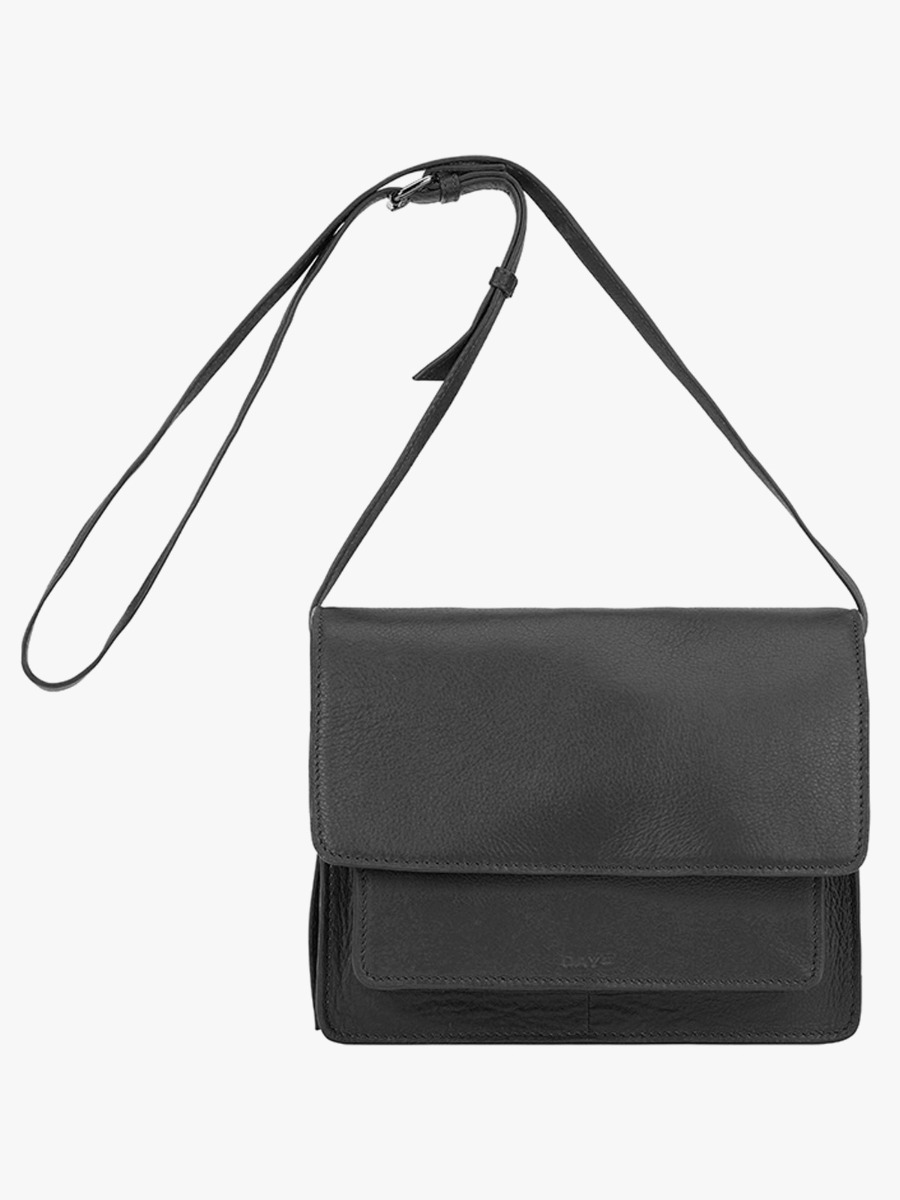DAY ET DAY Leather Copenhagen XL Crossbody Black