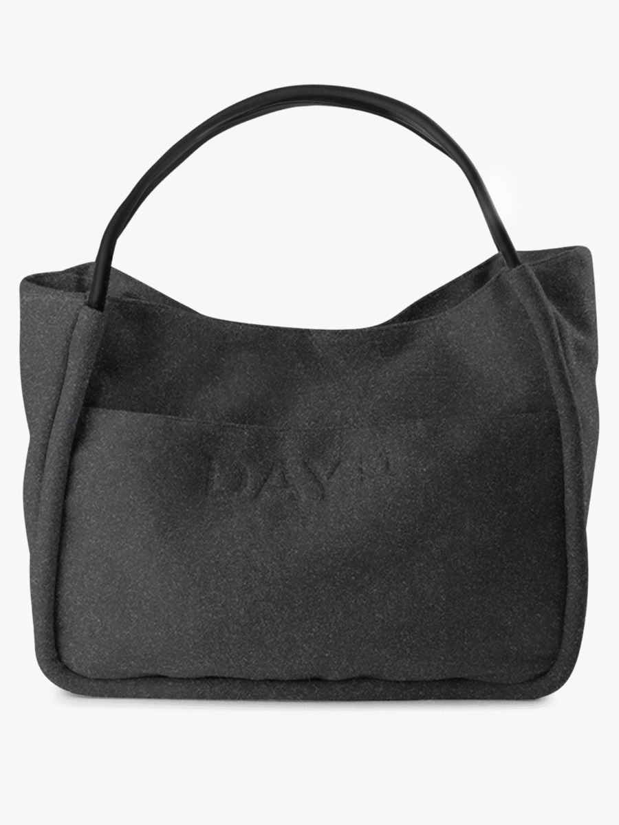 DAY ET Day Woolen Mega Shopper Forged Iron Grey
