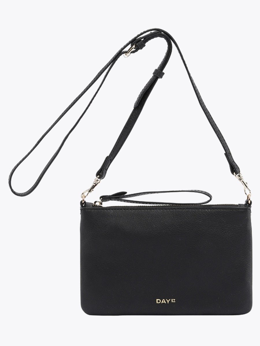 DAY ET DAY Leather Bern Crossbody Black