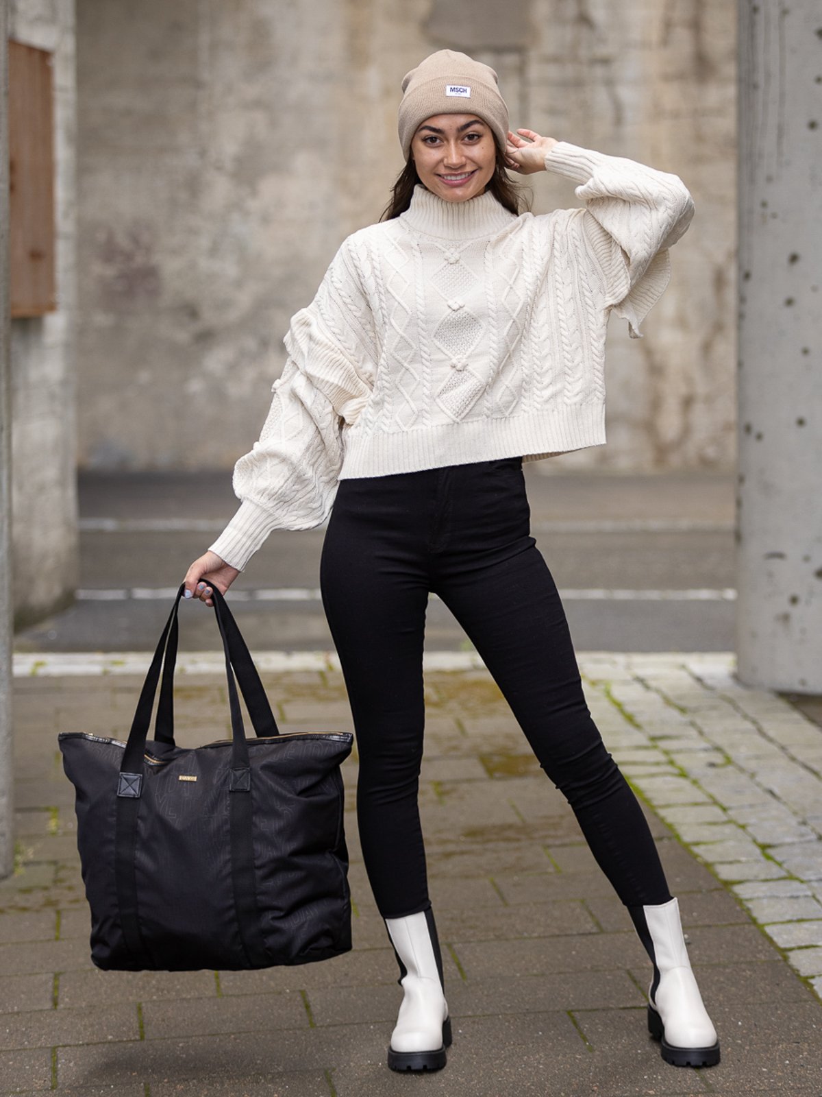 DAY ET GW RE-P Letter Bag Black