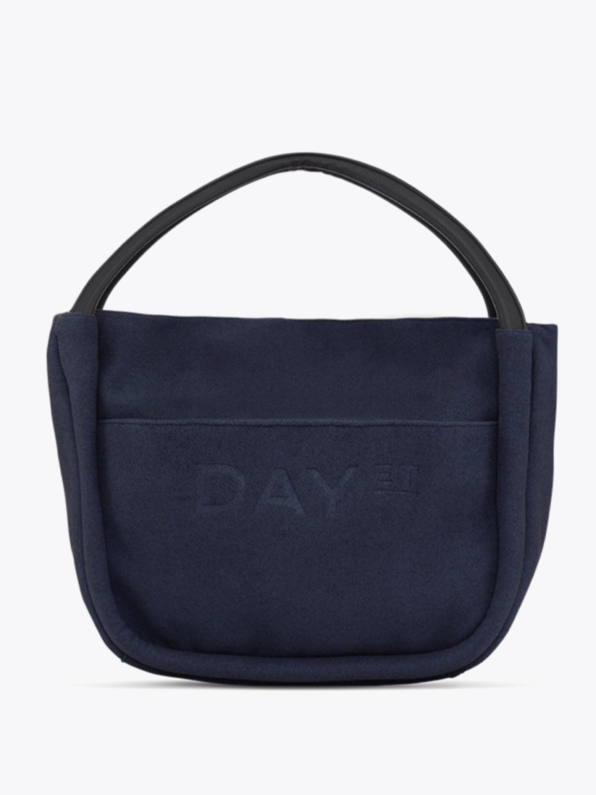 DAY ET Woolen Small Shopper Navy Blazer
