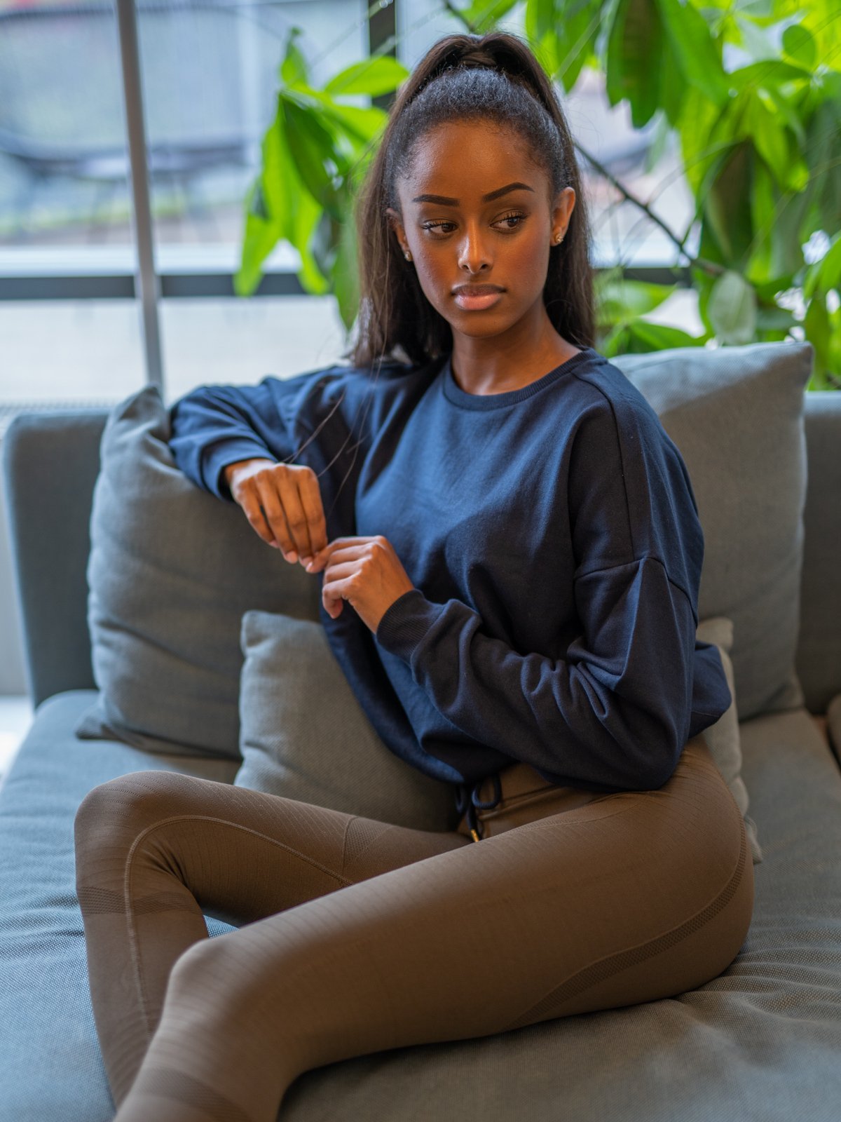 Athlecia Nagar Seamless Tights Olive