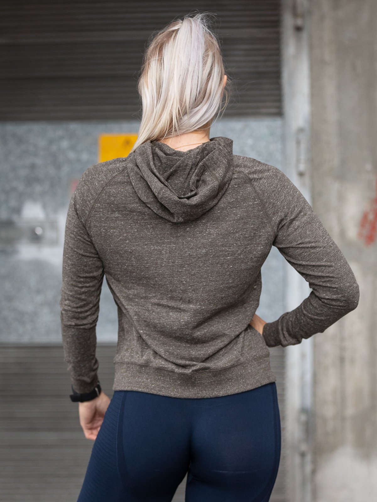 Athlecia Chestine Melange Sweat Hoody Olive