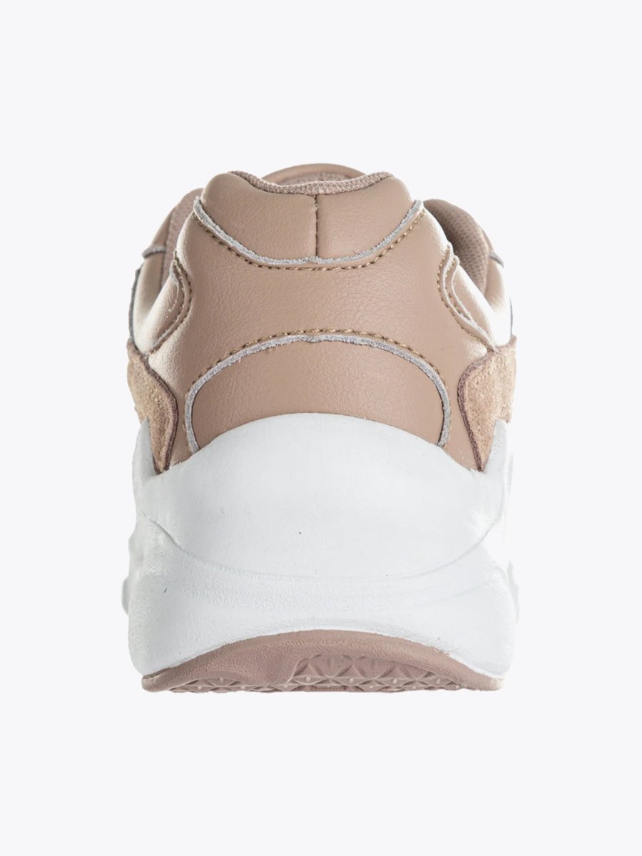 Athlecia Chunky Leather Trainers Nude