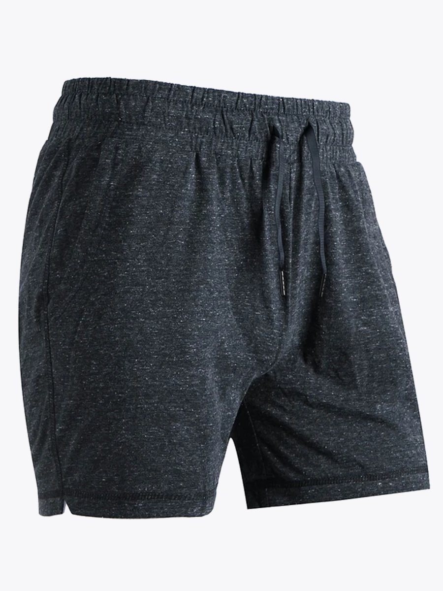 Athlecia Chestine Melange Sweat Shorts Dark Grey Melange