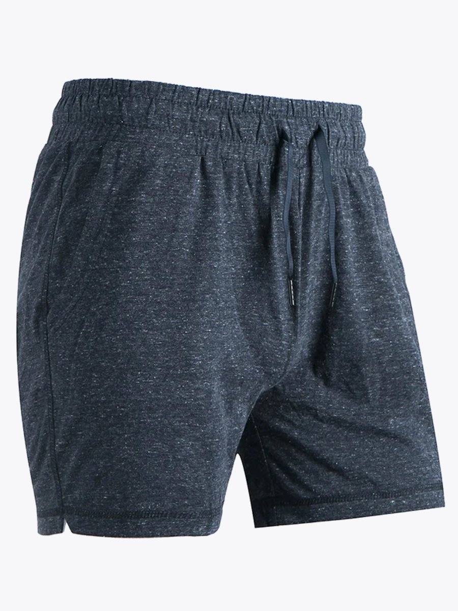 Athlecia Chestine Melange Sweat Shorts Dark Sapphire