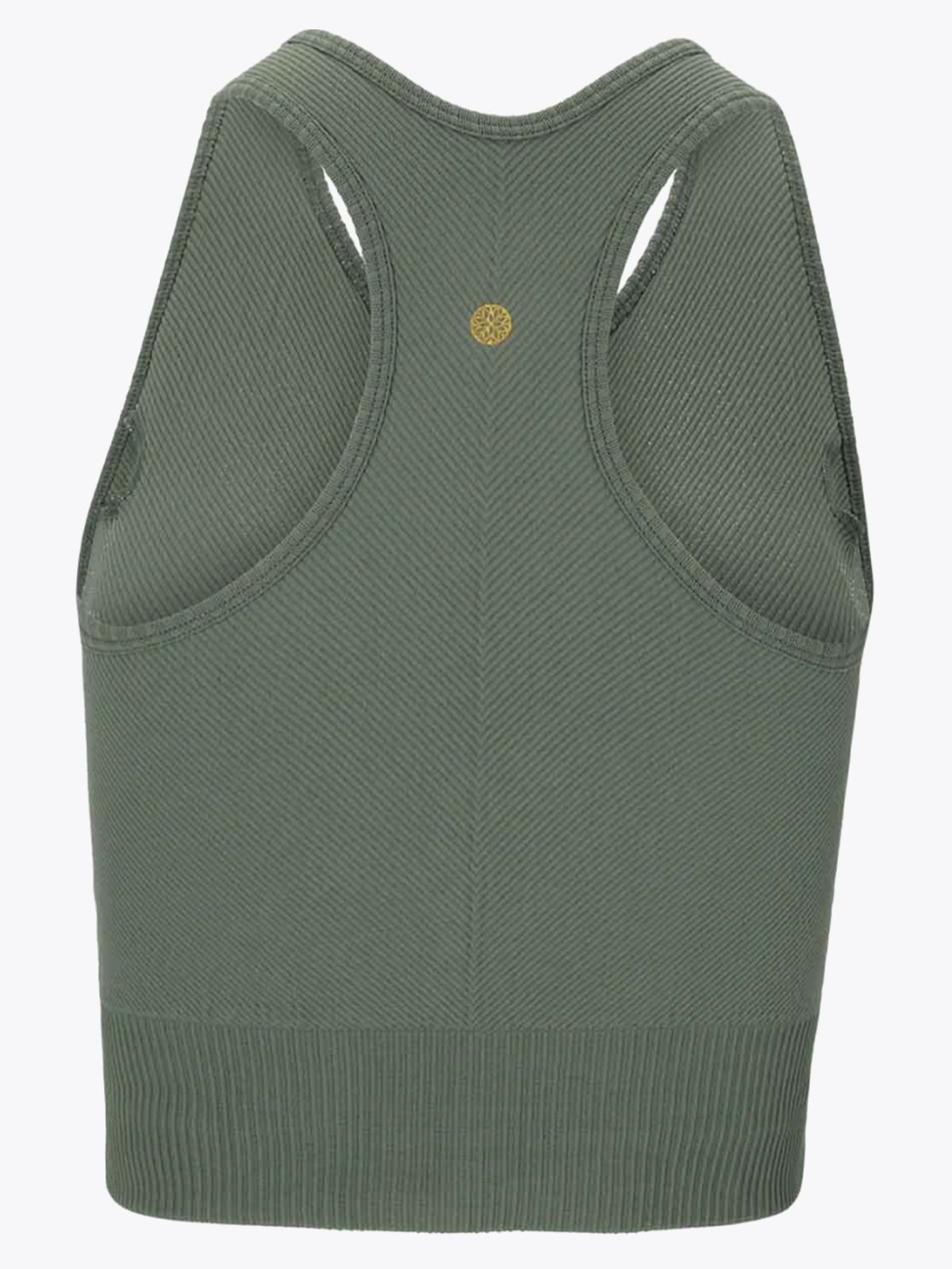 Athlecia Flow Ribbed Seamless Bra Desert Green