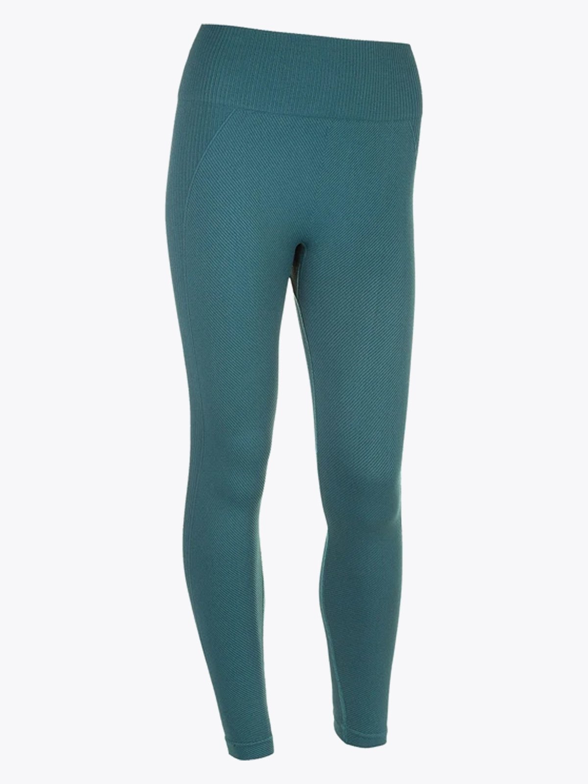 Athlecia Flow Ribbed Seamless Tights Marble Green