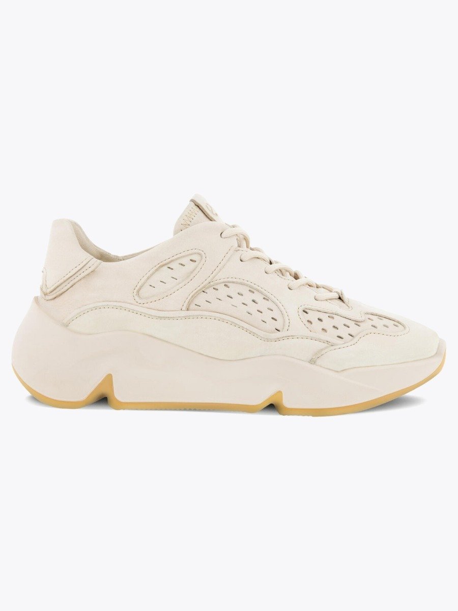 ECCO Chunky Sneaker Laced Shoe Limestone