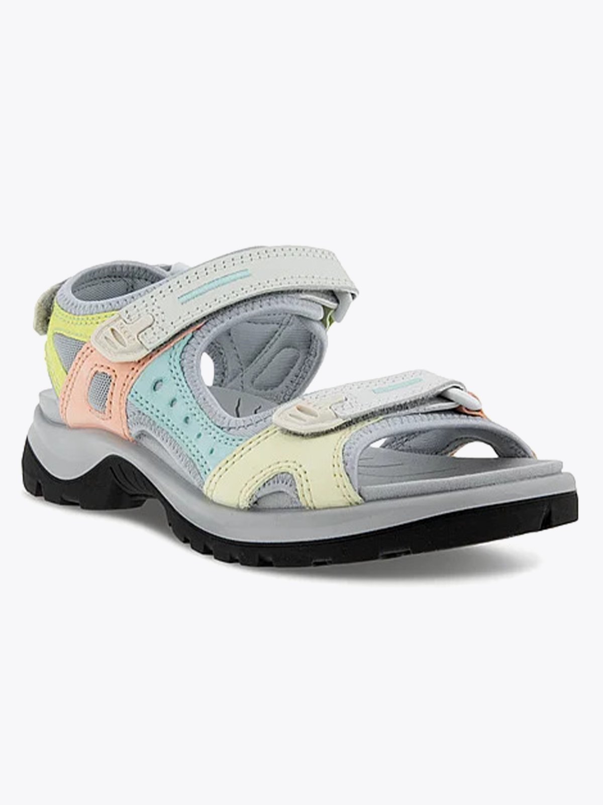 ECCO Offroad Flat Sandals Multicolor Shadow White