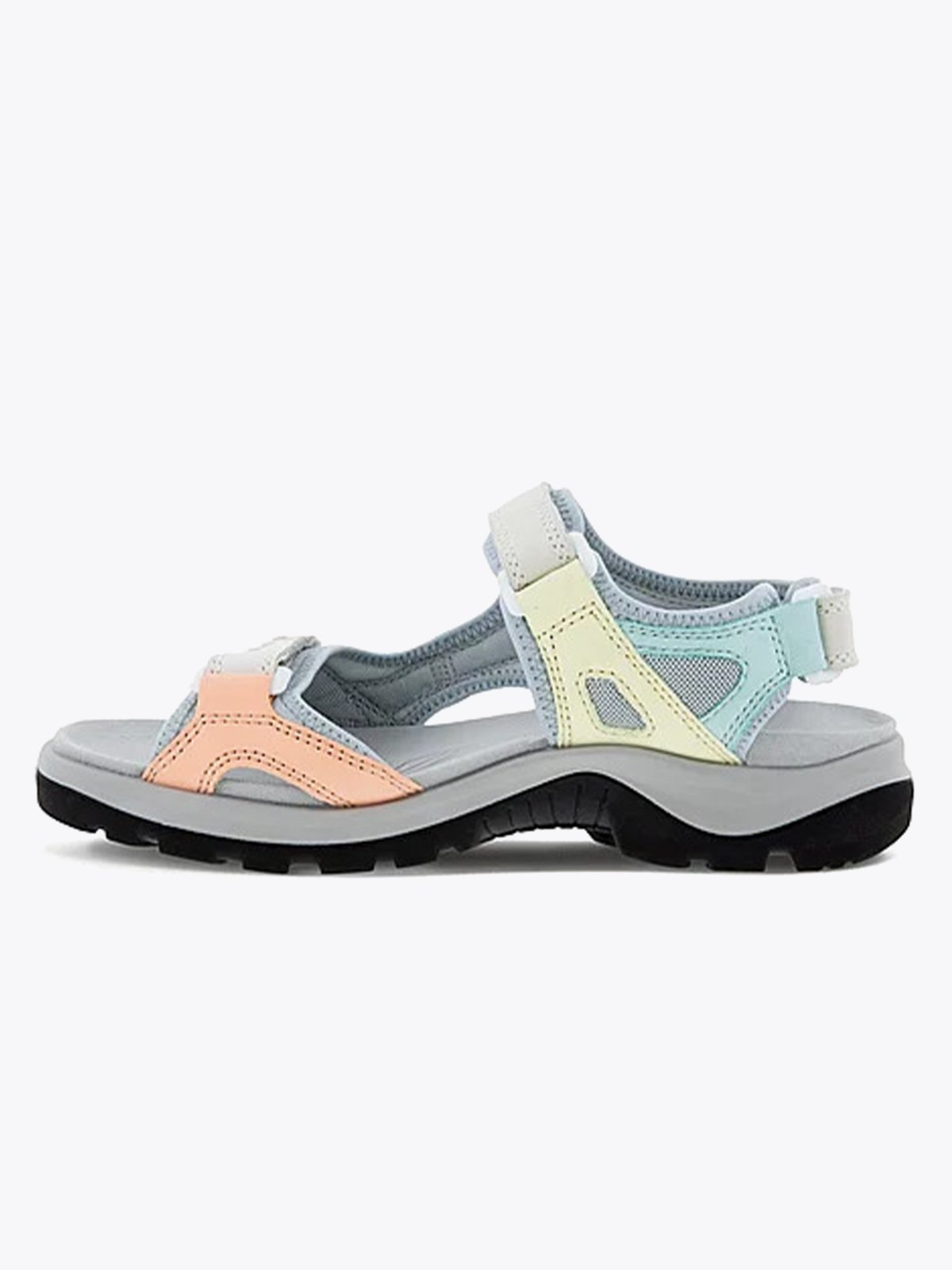 ECCO Offroad Flat Sandals Multicolor Shadow White