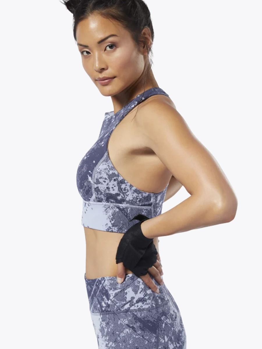 Reebok Cbt Jacquard Bralet Dendus Denim Dust
